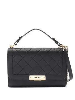 CHANEL Pre-Owned: Чёрная сумка 