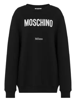 Moschino: Свитшот с принтом 