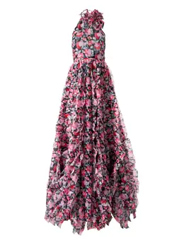 Carolina Herrera: Платье с принтом 