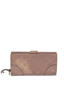 Gucci Pre-Owned: Бежевый кошелёк 