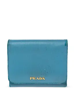 Prada Pre-Owned: Голубой кошелёк 
