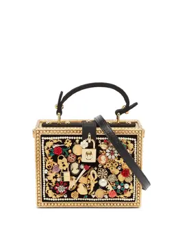 Dolce & Gabbana Pre-Owned: Чёрная сумка-шоппер 