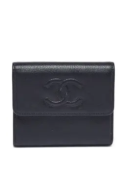 CHANEL Pre-Owned: Чёрный кошелёк 