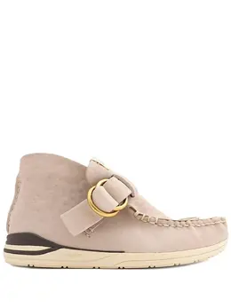 visvim: Бежевые ботинки 