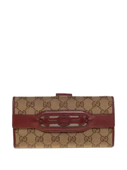 Gucci Pre-Owned: Бежевый кошелёк 