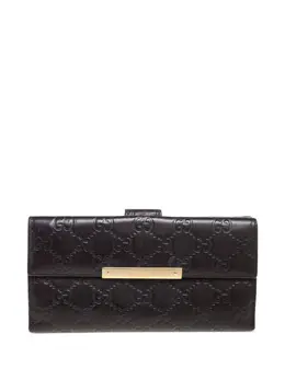 Gucci Pre-Owned: Коричневый кошелёк 