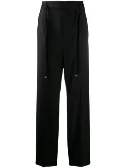 Saint Laurent: Брюки с поясом 