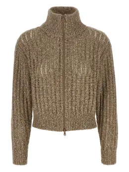 Brunello Cucinelli: Бежевый кардиган 