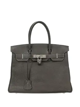 Hermès Pre-Owned: Серебристая сумка 