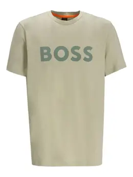 BOSS: Футболка с принтом 