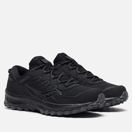 Saucony: Чёрные кроссовки  Grid