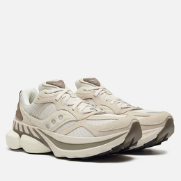 Saucony: Бежевые кроссовки  Grid