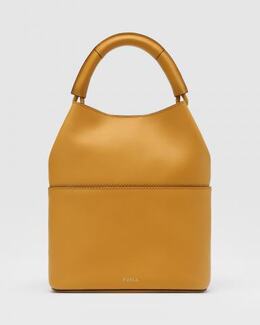 FURLA: Бежевая сумка 