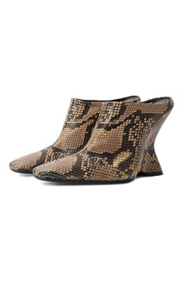 Dries Van Noten: Бежевые сабо 