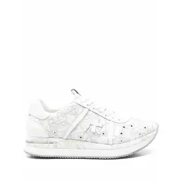 PREMIATA: Белые кроссовки  Conny