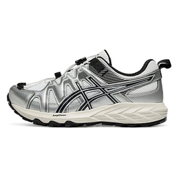 ASICS: Серебристые кроссовки  Gel