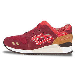 ASICS: Бордовые кроссовки  Gel-Lyte 3