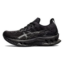 ASICS: Чёрные кроссовки 