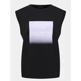 EMPORIO ARMANI: Чёрная футболка 