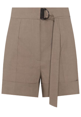 BRUNELLO CUCINELLI: Коричневые шорты 
