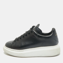 Alexander McQueen: Чёрные кроссовки  Oversized