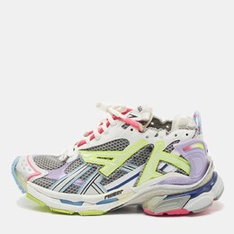 Balenciaga: Многоцветные кроссовки  Runner