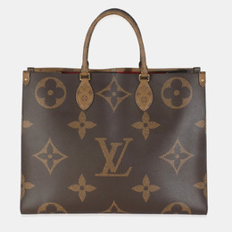 Louis Vuitton: Коричневая сумка 