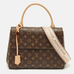 Louis Vuitton: Коричневая сумка 
