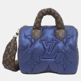 Louis Vuitton: Синяя сумка  Speedy