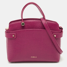 Furla: Фиолетовая сумка 