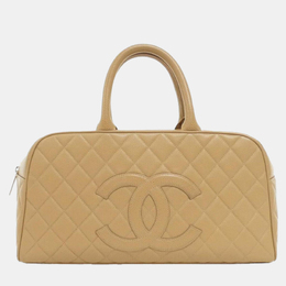 Chanel: Бежевая сумка 