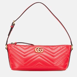 Gucci: Красная сумка  GG Marmont