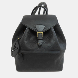 Louis Vuitton: Чёрный рюкзак 