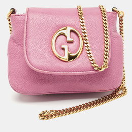 Gucci: Розовая сумка через плечо 