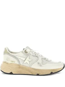 Golden Goose: Белые кроссовки  Running Sole