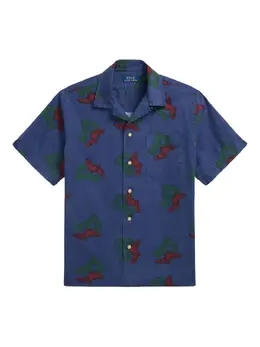 Polo Ralph Lauren: Синяя рубашка 