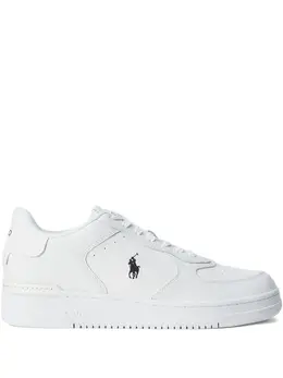 Polo Ralph Lauren: Белые кроссовки 