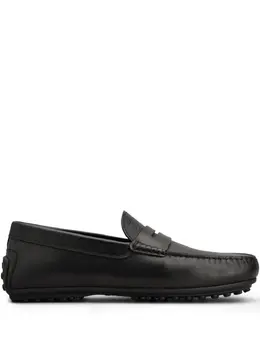 Tod's: Чёрные туфли  City Gommino