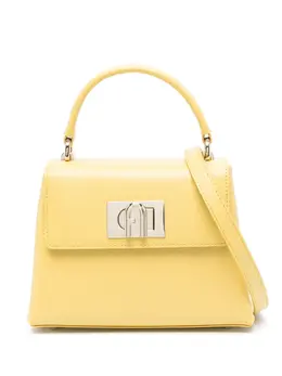 Furla: Жёлтая сумка-шоппер  1927 Mini