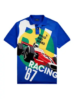 Polo Ralph Lauren: Поло с принтом 