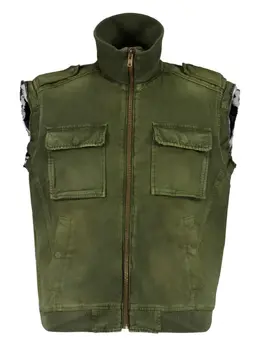 MM6 Maison Margiela: Зелёный жилет 