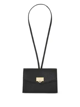 Ferragamo: Чёрный картхолдер 