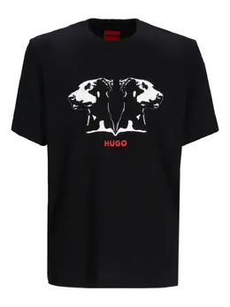 HUGO: Футболка с принтом 