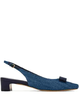 Ferragamo: Голубые туфли 