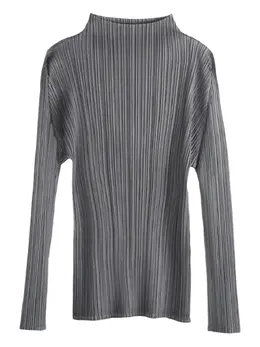 Pleats Please Issey Miyake: Топ с длинным рукавом 