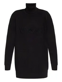 Versace: Чёрный свитер 