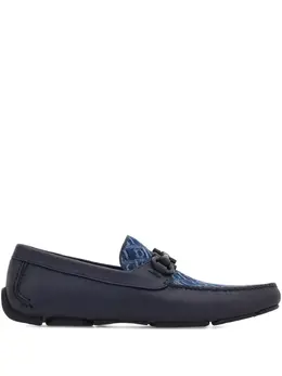Ferragamo: Синие туфли  Gancini
