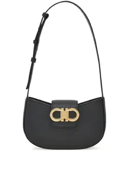 Ferragamo: Чёрная сумка 