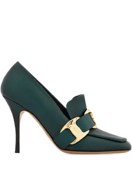 Ferragamo: Зелёные лоферы 