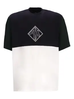 Armani Exchange: Футболка с принтом 